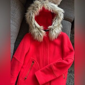 J Crew Red Wool Jacket